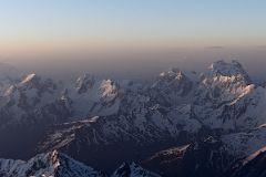 04B Mounts Ullukara, Kavkaza, Bzhedukh, Chatyntau, North And South Ushba, Shkhelda At Sunrise From Mount Elbrus Climb.jpg